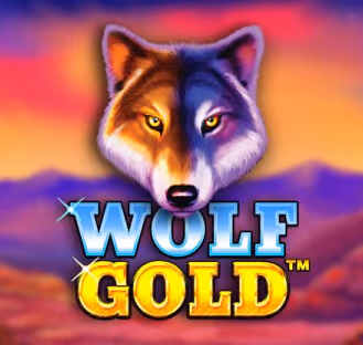 Wolf Gold slot game featuring a wolf symbol and jackpot bonus rounds